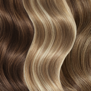 highlighted hair extensions