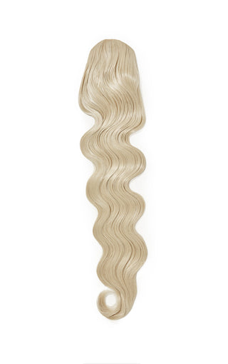 Express Synthetic Wavy Ponytail 22" Platinum Ash Blonde 60