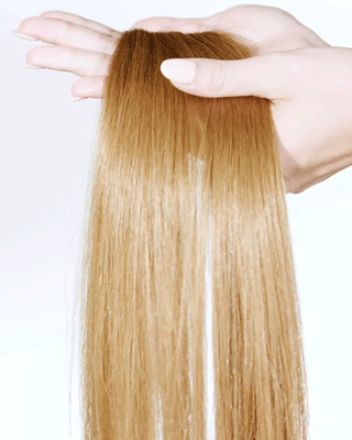 Priscilla Valles Hand Tied Tape-In 25" Darkest Golden Brown 7B