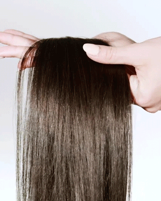 Priscilla Valles Hand Tied Tape-In 21" Natural Black 1B