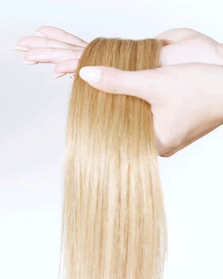 Priscilla Valles Hand Tied Tape-In 25" Rooted Dark Blonde 8