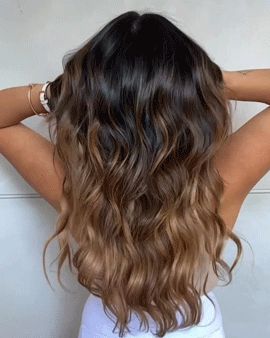 Hair Weft 24" Honey Dip Color Melt 2/6