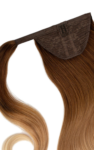 Invisi Ponytail 16" Rooted Golden Balayage 4/18/24
